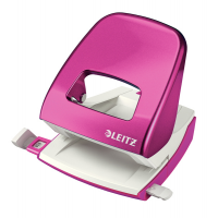 Perforatore 5008 New NeXXt WOW - passo 8 cm - massimo 30 fogli - 2 fori - fucsia metallizzato - Leitz - 50081223 - 4002432395958 - DMwebShop