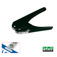 Perforatore per badge - foro 15 x 4 mm - nero - Lebez - 9770 - 8007509097700 - DMwebShop