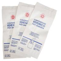 Sacchetti igienici - 28 x 12 cm - bianco - scatola 200 pezzi - conf. 5 pezzi - Mar Plast - A99942FSC - 8020090098802 - DMwebShop