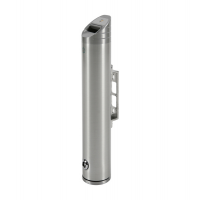 Portacenere murale - per esterno - Ø 10 cm - altezza 48 cm - inox - Studio T - 1609004 - 8595578321296 - DMwebShop