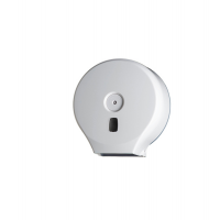 Distributore Basica per carta igienica in rotoli Mini Jumbo - 28,2 x 12 x 29,4 cm - bianco - Medial International - 104001 - 8033433770594 - DMwebShop