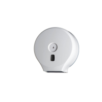 Distributore Basica per carta igienica in rotoli Mini Jumbo - 28,2 x 12 x 29,4 cm - bianco - Medial International - 104001 - 8033433770594 - DMwebShop