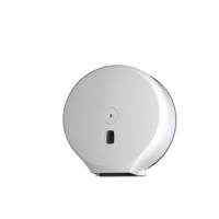 Distributore Basica per carta igienica in rotoli Maxi Jumbo - 34,7 x 13,7 x 35,5 cm - bianco - Medial International - 104005 - 8033433770617 - DMwebShop