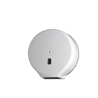 Distributore Basica per carta igienica in rotoli Maxi Jumbo - 34,7 x 13,7 x 35,5 cm - bianco - Medial International - 104005 - 8033433770617 - DMwebShop