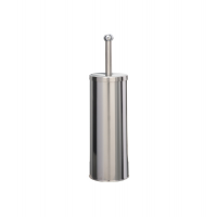 Portascopino Basic Metal - da terra - Ø 9,8 cm - altezza 38 cm - acciaio inox - Medial International 101800