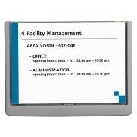 Targa per porte-pareti Click Sign - 21 x 14,9 cm - A5 - Durable - 4866-37 - 4005546405483 - DMwebShop
