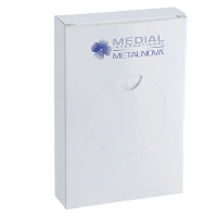 Sacchetti igienici - 8,7 x 1,1 x 1,2 cm - HDPE - bianco - conf. 25 pezzi - Medial International 799002
