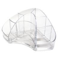 Portapenne Multipot Classic - 14 x 20 x 9 cm - trasparente - Arda TR7121CR