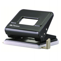 Perforatore in metallo - 2 fori - passo 8 cm - nero - Titanium - TI2051N - 8025133025364 - DMwebShop