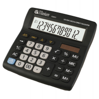 Calcolatrice da tavolo - 73031 - 12 cifre - nero - Titanium - CD2706-12RP - 8025133026736 - DMwebShop