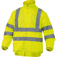 Giubbotto alta visibilita' Reno HV - poliestere-poliuretano - taglia L - giallo fluo - Deltaplus - RENHVJAGT - 3295249161965 - DMwebShop