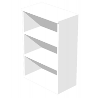 Mobile Easy - medio a giorno - 80 x 35 x 120 cm - bianco - Artexport - 035 3-BIANCO - DMwebShop
