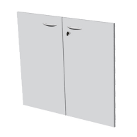 Coppia ante Easy - in melaminico - per mobile basso - 80 x 67 cm - spessore 18 mm - grigio - Artexport - 60067M 9-GRIGIO - DMwebShop
