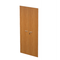 Coppia ante Easy - in melaminico - per mobile alto - 80 x 175 cm - spessore 18 mm - noce chiaro - Artexport - 60075M_4 - DMwebShop