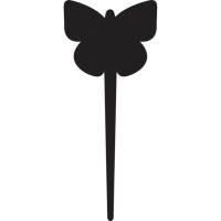 Silhouette Tags - forma farfalla - nero - set 5 pezzi - Securit - TAG-BUTTERFLY-5 - 8718226499004 - DMwebShop