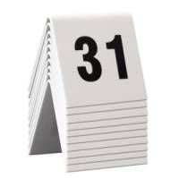 Numeri per tavoli - set da 31 a 40 - Securit - TN-31-40-WT - 8718226498144 - DMwebShop