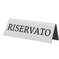 Targhetta RISERVATO per tavoli - set 5 pezzi - Securit - TN-RES-IT - 8718226498335 - DMwebShop