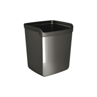 Bicchiere portapenne Mydesk - 8,7 x7,4 x 10 cm - nero - Arda 8111N