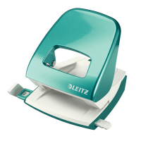 Perforatore 5008 New NeXXt WOW - passo 8 cm - massimo 30 fogli - 2 fori - acqua marina metallizzato - Leitz - 50082251 - 4002432103041 - DMwebShop
