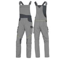 Salopette da lavoro Mach 2 - tela-poliestere-cotone - taglia XL - grigio chiaro-grigio scuro - Deltaplus - MCSA2GRXG - 3295249231309 - DMwebShop