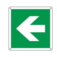 Cartello segnalatore - 12 x 12 cm - FRECCIA - alluminio - Cartelli Segnalatori - E15104K - 8769151510425 - DMwebShop