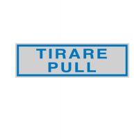 Targhetta adesiva - TIRARE PULL - 16,5 x 5 cm - conf. 10 pezzi - Cartelli Segnalatori - 96780 - 8771749678011 - DMwebShop