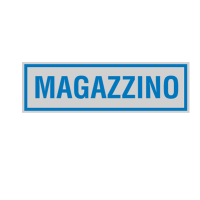 Targhetta adesiva - MAGAZZINO - 16,5 x 5 cm - conf. 10 pezzi - Cartelli Segnalatori - 96696 - 8771829669632 - DMwebShop