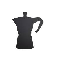 Lavagna da parete Silhouette - 30 x 50 cm - forma moka - nero - Securit - FB-MOKA - 8719075283707 - DMwebShop