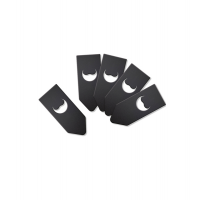 Targhette per bottiglia - 6,5 x 16 cm - nero - set 10 pezzi - Securit - TAG-BO-WT - 8719075283547 - DMwebShop