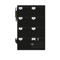 Lavagna da parete Weekplanner - 30 x 45 cm - nero - Securit - FB-PLAN - 8719075283738 - DMwebShop