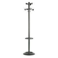 Appendiabiti Incas con portaombrelli 8 posti 175 x 39 cm nero - 11465