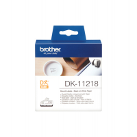 Rotolo 1000 Etichette circolari adesive - Ø 24 mm - Brother - DK-11218 - 4977766634557 - DMwebShop