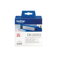 Nastro adesivo - nero-bianco - 50 mm x 30,48 mt - Brother - DK22223 - 4977766654982 - DMwebShop