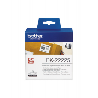 Nastro adesivo - nero-bianco - 38 mm x 30,48 mt - Brother - DK22225 - 4977766667548 - DMwebShop