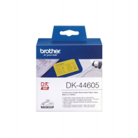 Nastro adesivo - rimovibile - nero-giallo - 62 mm x 30,48 mt - Brother - DK44605 - 4977766635158 - DMwebShop