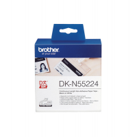 Nastro non adesivo - nero-bianco - 54 mm x 30,48 mt - Brother - DKN55224 - 4977766665759 - DMwebShop