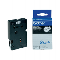Nastro - bianco-nero - TC201 - 12 mm x 7,7mt - Brother - TC-201 - 4977766050524 - DMwebShop