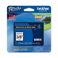 Nastro - bianco-nero - 9 mm x 8 mt - Brother - TZe325 - 4977766685665 - DMwebShop