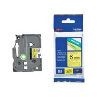 Nastro - nero-giallo - TZE661 - 6 mm x 8 mt - Brother - TZE611 - 4977766686624 - DMwebShop