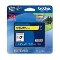 Nastro originale per etichettatrici - nero-giallo - TZE631 - 12 mm x 8 mt - Brother - TZE-631 - 4977766686686 - DMwebShop