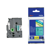 Nastro - nero-verde - 9 mm x 8 mt - Brother - TZe721 - 4977766693059 - DMwebShop