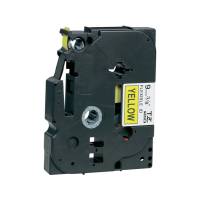 Nastro laminato flessibile - nero-giallo - TZEFX2621 - 9 mm x 8 mt - Brother - TZeFX621 - 4977766693233 - DMwebShop