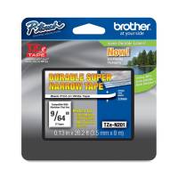 Nastro non laminato - nero-bianco - 3,5 mm x 8 mt - Brother - TZeN201 - 4977766692762 - DMwebShop