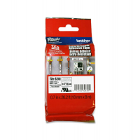 Nastro con adesivo resistente - nero-bianco - 18 mm x 8 mt - Brother - TZeS241 - 4977766692175 - DMwebShop