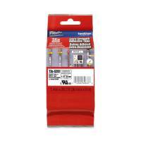 Nastro con adesivo resistente - nero-bianco - 36 mm x 8 mt - Brother - TZeS261 - 4977766687317 - DMwebShop