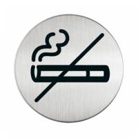 Pittogramma adesivo Zona non fumatori acciaio diametro 8,3 cm Durable 4911 23 - 10767