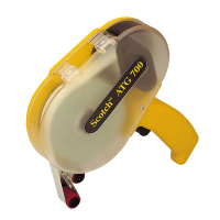 Dispenser per nastro biadesivo ATG 700 - impugnatura in plastica - trasparente - Scotch 1870