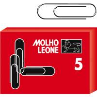 Fermagli zincati - lunghezza 50 mm - n. 5 - scatola 100 pezzi - conf. 5 pezzi - Molho Leone - 21105 - 8002057211059 - DMwebShop