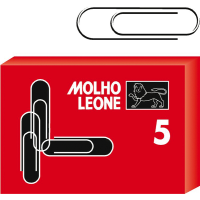 Fermagli zincati - lunghezza 50 mm - n. 5 - conf. 100 pezzi - Molho Leone - 21105 - 8002057211059 - DMwebShop
