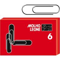 Fermagli zincati - n. 6 - lunghezza 5,7 cm - conf. 100 pezzi - Molho Leone - 21106 - 8002057211066 - DMwebShop